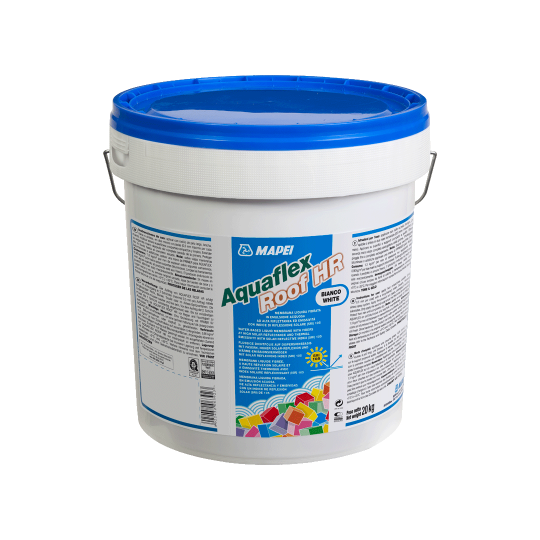 სინთეტური რეზინის ჰიდროიზოლაცია Aquaflex Roof HR / 20 კგ — თხევადი ჰიდროიზოლაცია